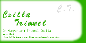 csilla trimmel business card